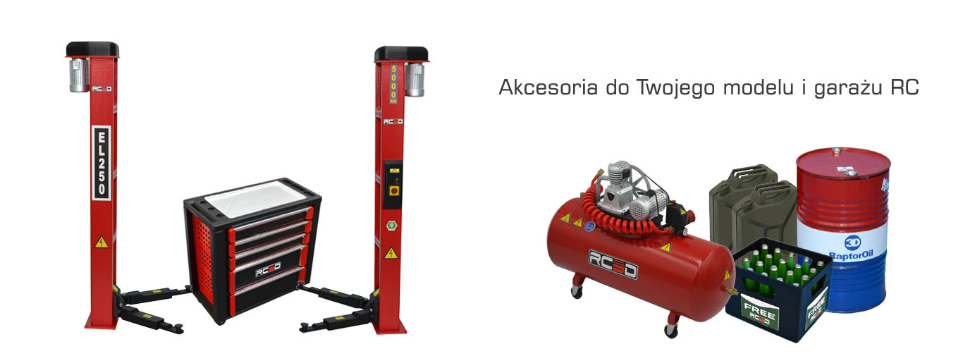 POMOŻEMY TOBIE WYPOSAŻYĆ MODEL RC I ZBUDOWAĆ ORYGINALNY GARAŻ